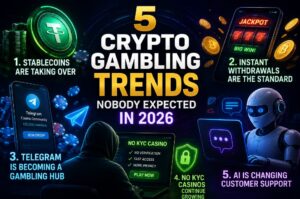 Read more about the article 5 Crypto Gambling Trends Nobody Expected In 2026