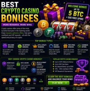 Read more about the article Best Crypto Casino Bonuses 2026