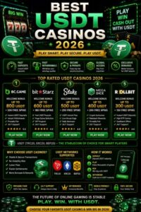 Read more about the article Best USDT Casinos 2026