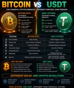 Read more about the article Bitcoin vs USDT: Which Is Better For Online Gambling?