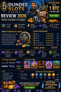 Read more about the article DundeeSlots Casino Review 2026