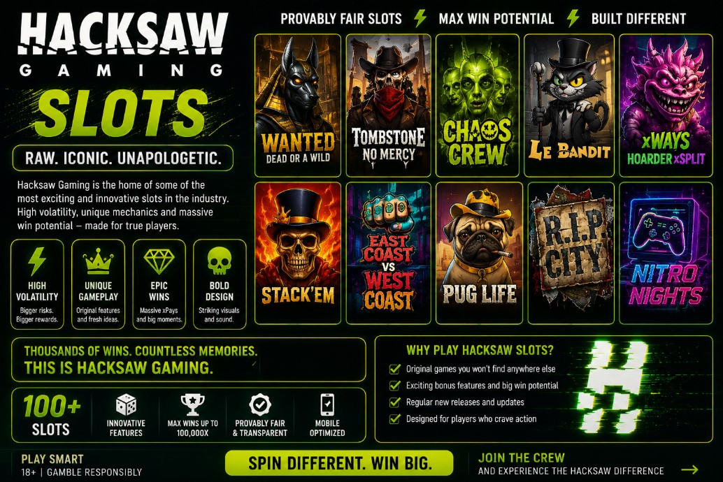 Read more about the article Inside Hacksaw Gaming: Why Their Slots Feel So Different