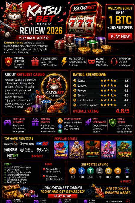 Read more about the article KatsuBet Casino Review 2026