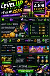 Read more about the article LevelUp Casino Review 2026