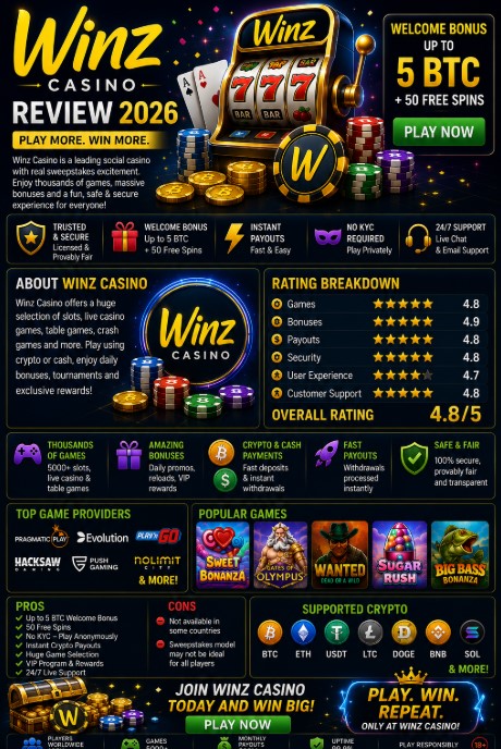 Read more about the article Winz Casino Review 2026