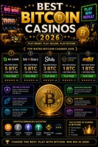 Read more about the article Best Bitcoin Casinos 2026