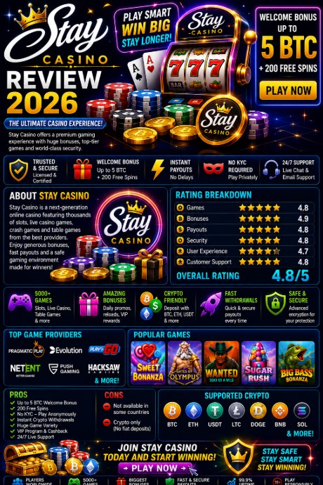 You are currently viewing Stay Casino Review 2026
