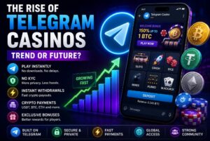 Read more about the article The Rise Of Telegram Casinos: Trend Or Future?