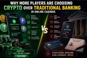Read more about the article Why More Players Are Choosing Crypto Over Traditional Banking In Online Casinos