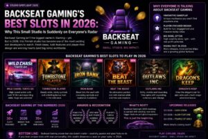 Read more about the article Backseat Gaming’s Best Slots in 2026: Why This Small Studio Is Suddenly on Everyone’s Radar