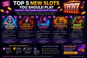 Read more about the article Top 5 New Slots You Should Play in July 2026 (And Why These Games Stand Above the Rest)